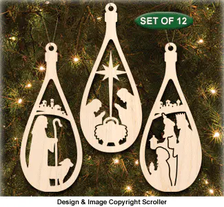 Holiday Ornament Pattern Set #10