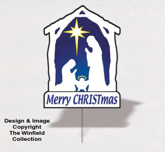 Holiday Yard Art - Nativity