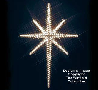 Holy Star Nite-Lite Wood Pattern