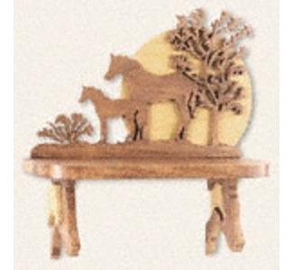 Horse Shelf Scroll Saw Pattern