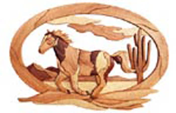 Indian Paint Scroll Saw Pattern