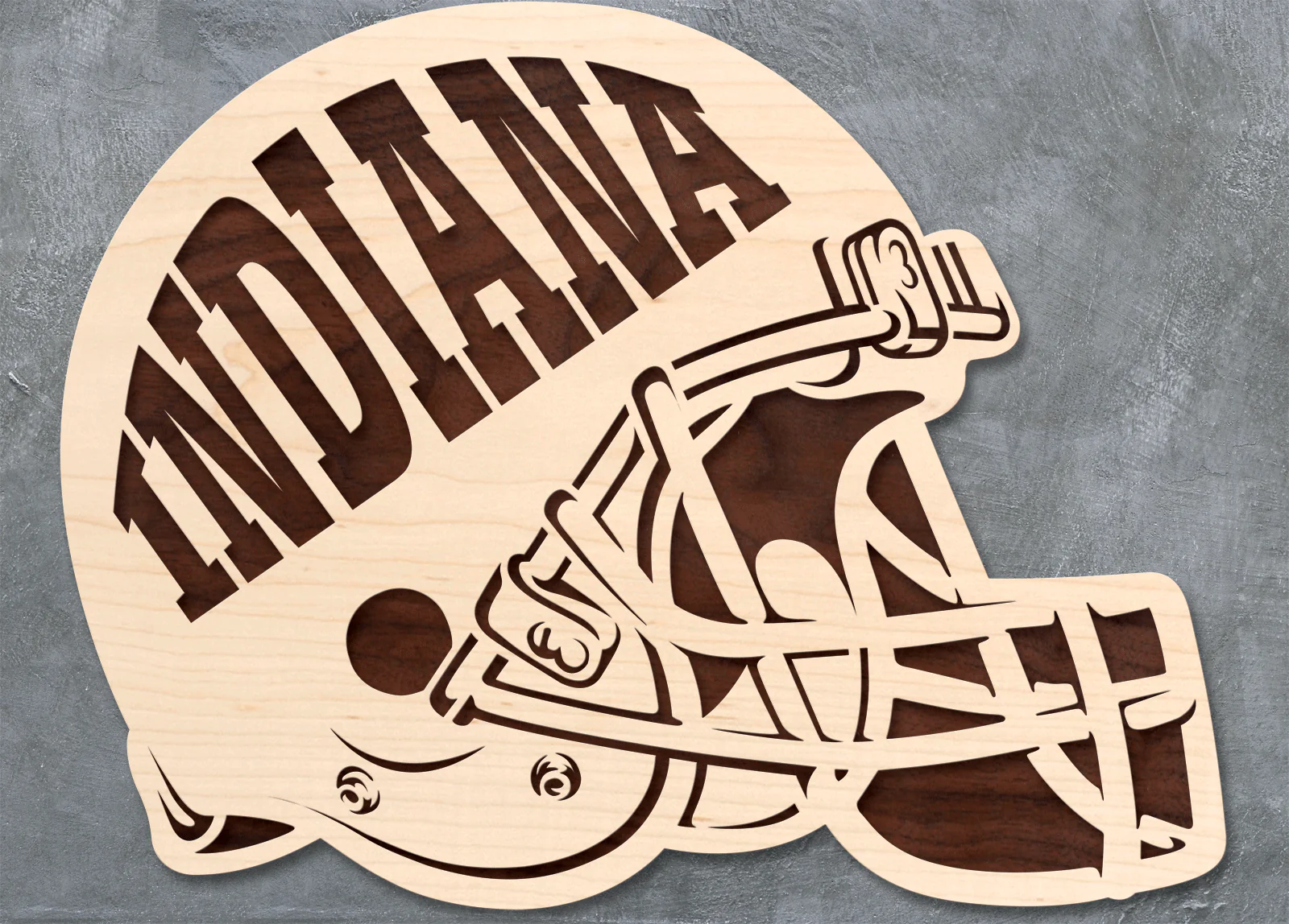 Indiana Helmet Scroll Saw Pattern