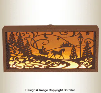 Interchangeable Christmas Panel Light Box Pattern