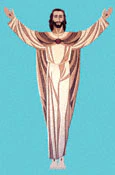Jesus Intarsia - Small Scroll Saw Pattern 30" x 20"