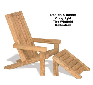 Landscape Timber Adirondack Chair Plans