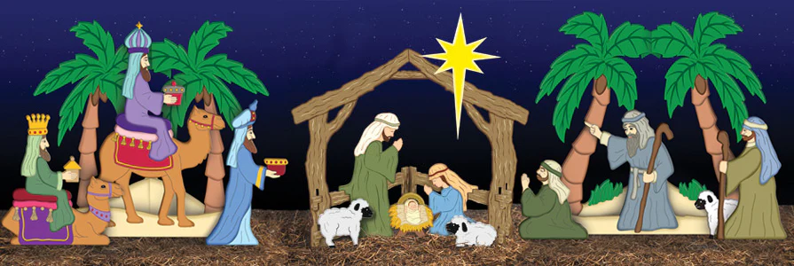 Large Colorful Silent Night Pattern Set (W1885, 2286 & 2287)