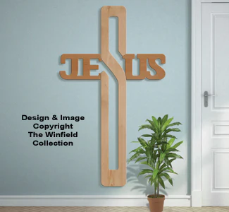 Large Jesus Cross Pattern