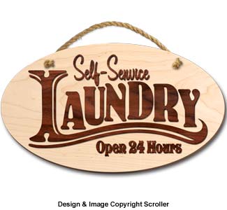 Laundry Room Wall Art Design Pattern