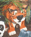 Layered Tiger Woodcraft Pattern