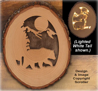 Lighted Bear Round Pattern