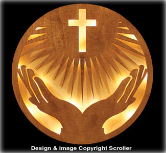 Lighted Praise Be to God Wall Art Pattern