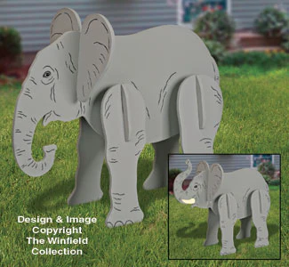 Lucky Yard Elephant Pattern