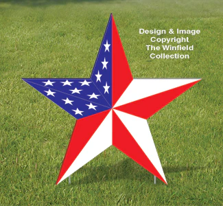 Medium Patriotic Star Pattern