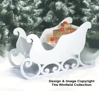 Medium & Small Sleigh Woodworking Plans