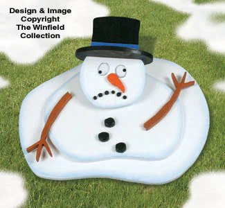 Melting Snowman Woodcraft Pattern