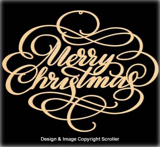Merry Christmas Wall Art Pattern