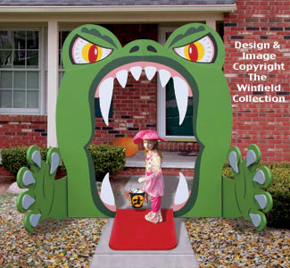 Monster Mouth Entry Wood Project Pattern