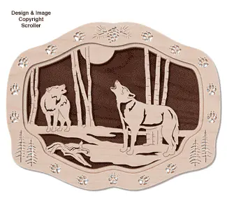 Moonlight Serenade Frame-N-Art Scroll Design