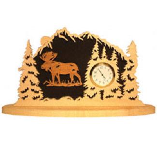 Moose Forest Mantel Clock Project Pattern