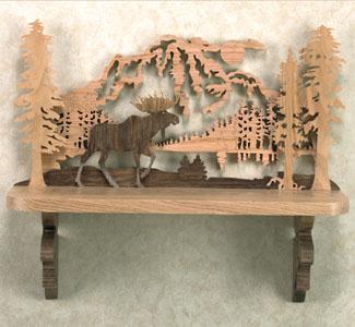 Moose Shelf Scroll Saw Pattern