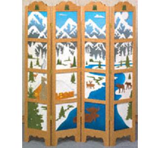 Northern Tranquility Room Divider Project Pattern