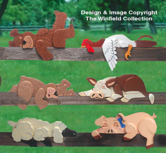 Our Sleepy Pets Woodcraft Pattern (RPET4, 5 & 6)