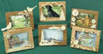 Outdoor Picture Frames Scroll Saw Pattern(F)