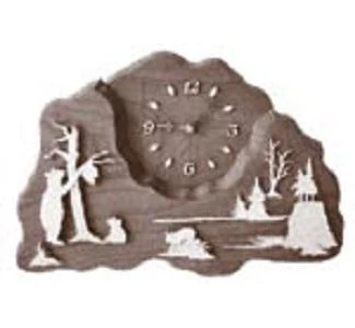 Playful Bear Clock Plaque Project Pattern