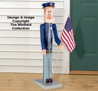 Pole Policeman Woodcraft Pattern(F)