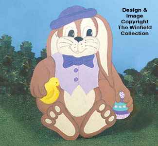 Rabbit With Chick Woodcraft Pattern