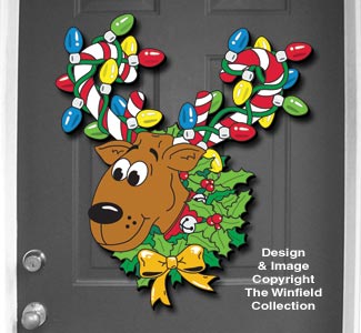 Reindeer Wreath Pattern