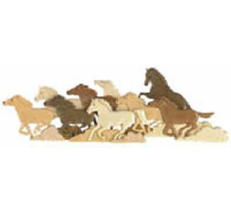 Running Wild Intarsia Pattern with Poster
