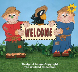 Scarecrow's Welcome Sign Pattern