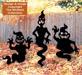 Scary Ghosts Woodcraft Pattern(W)