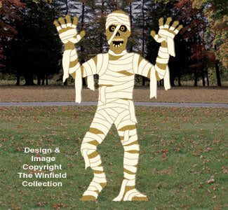 Scary Mummy Woodcraft Pattern