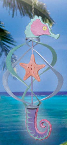 Seahorse Wind Spinner Scroll Saw Pattern