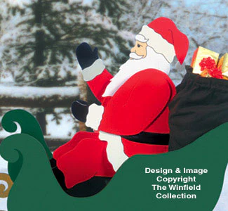 Seated Santa Woodcraft Pattern