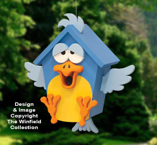 Silly Songbird Birdhouse Pattern