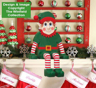 Sitting 3D Elf Pattern