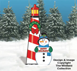 Snowman, Wreath and Lighthouse Pattern Set (W1431CY & W1432CY)