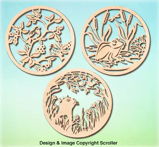 Spring Creature Wall Art Pattern Set #2 - Downloadable