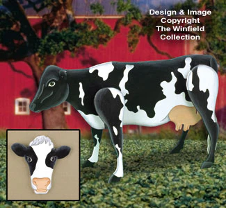 Standing Life-Size Cow Wood Plan
