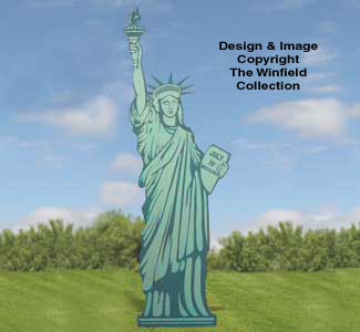 Statue Of Liberty Woodcraft Pattern(F)