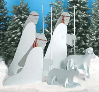 Stylish Nativity Pattern Set #2