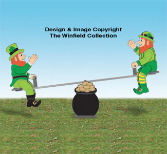 Teetering Leprechaun and Teeter Totter Plan Set (W1622 & 1662)