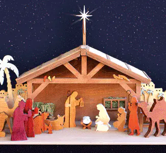 The Nativity In Wood Plan