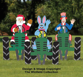 Tractor and Drivers Pattern Set (YD252, W1336CY, W1982 & 1983)