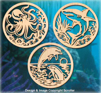 Underwater Sea Creature #2 Wall Art Patterns