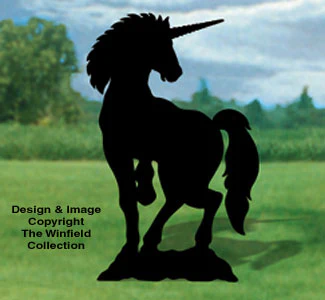 Unicorn Shadow Woodcrafting Pattern