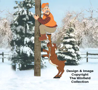 Unlucky Hunter, Deer and Bear Patterns (YD211, 213 & 214)